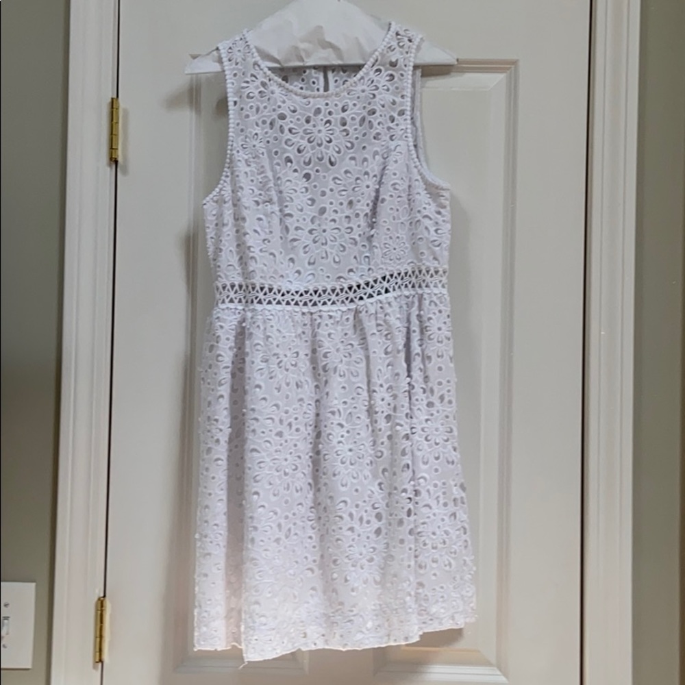 Lilly Pulitzer White Lace Alivia Dress